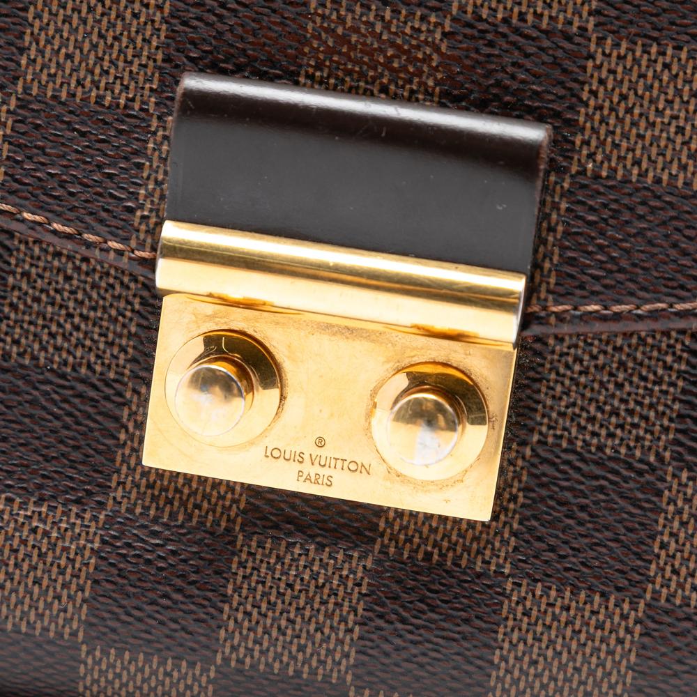 Louis Vuitton B Louis Vuitton Brown Damier Canvas Fabric Damier Ebene Croisette France