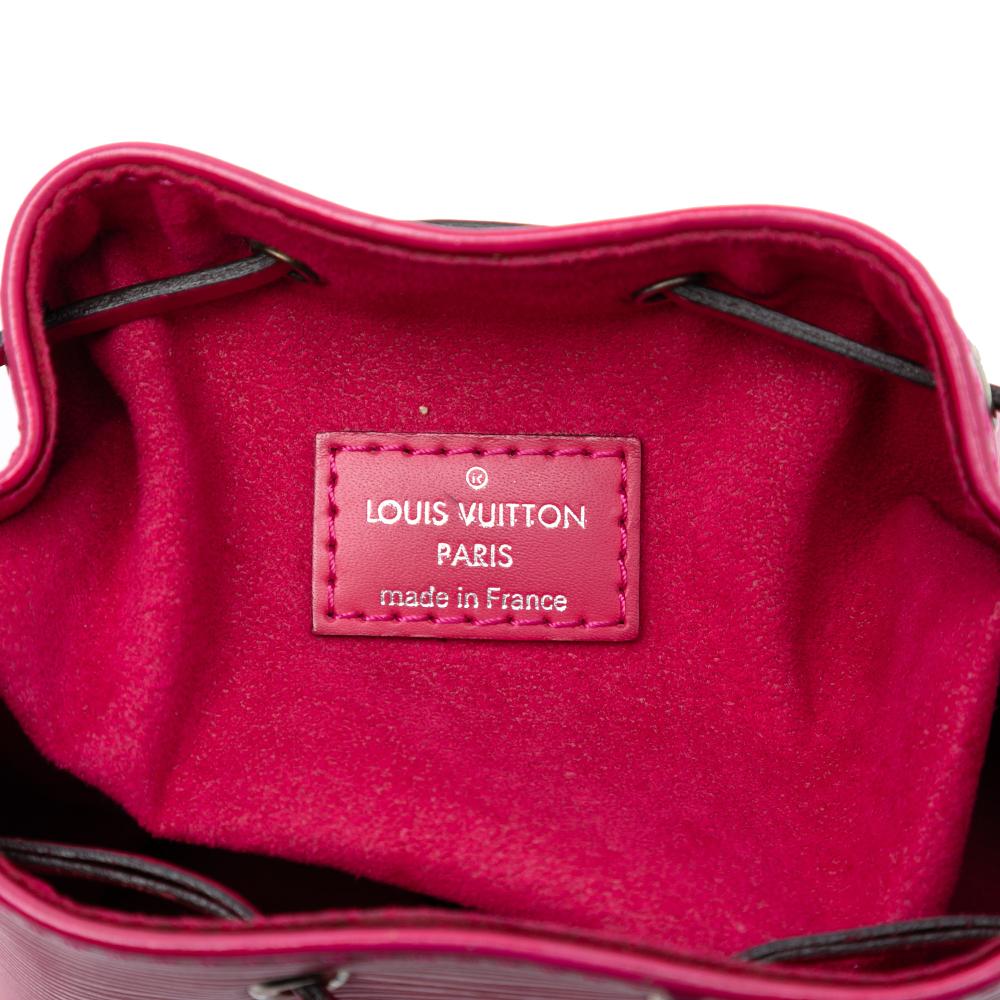 Louis Vuitton B Louis Vuitton Pink Epi Leather Leather Epi Nano Noe France