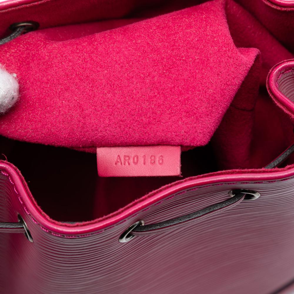 Louis Vuitton B Louis Vuitton Pink Epi Leather Leather Epi Nano Noe France