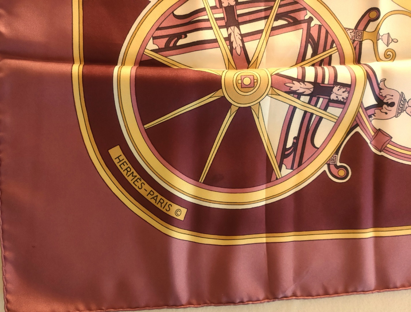 Hermès foulard en soie