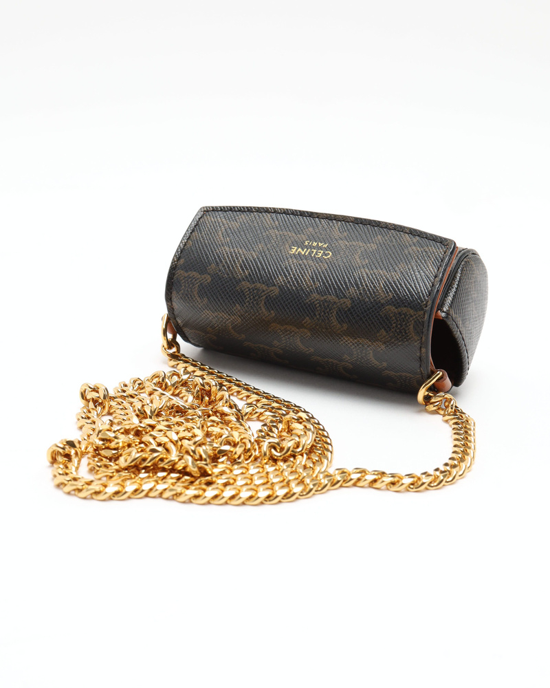 Celine Céline Lipstick Case on Chain