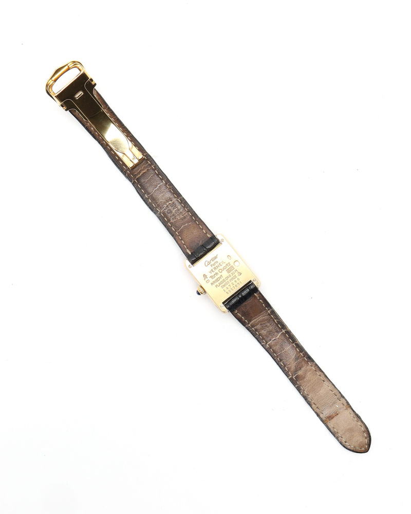 Cartier Tank Vermeil 21mm ca 2000 Watch