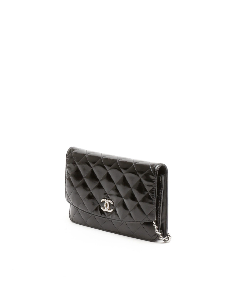 Chanel Patent Wallet On Chain Bag
