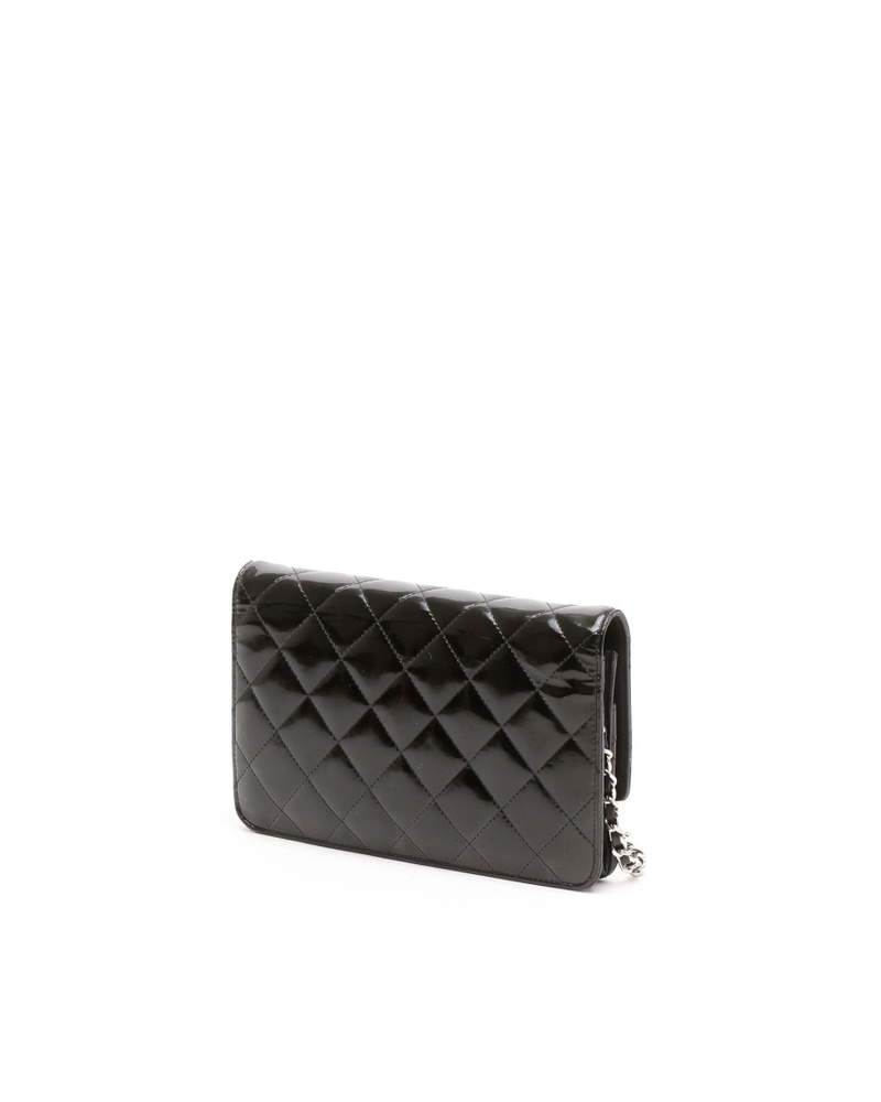 Chanel Patent Wallet On Chain Bag