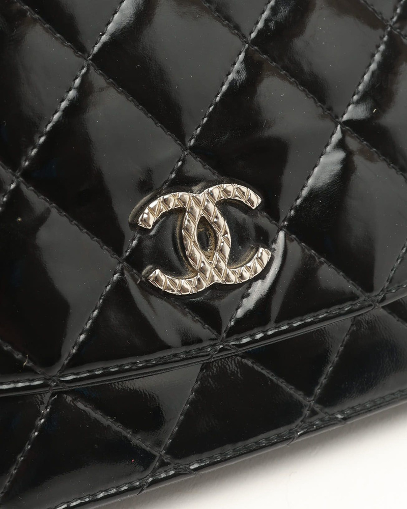 Chanel Patent Wallet On Chain Bag