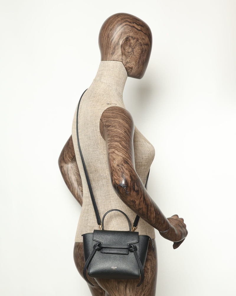 Celine Céline Grained Calfskin Pico Belt Bag