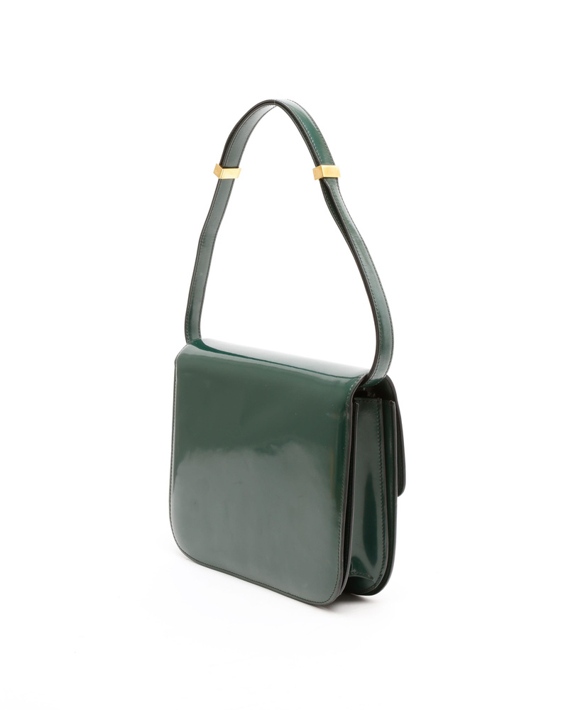 Celine Céline Classic Patent Box Bag