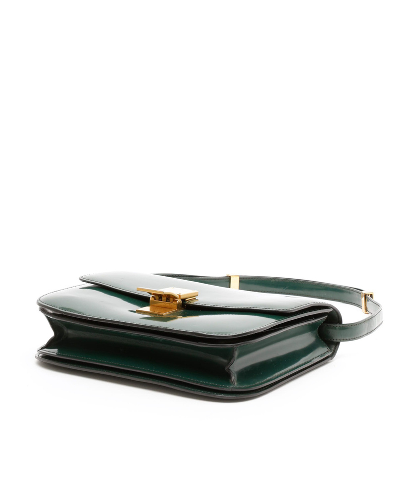 Celine Céline Classic Patent Box Bag