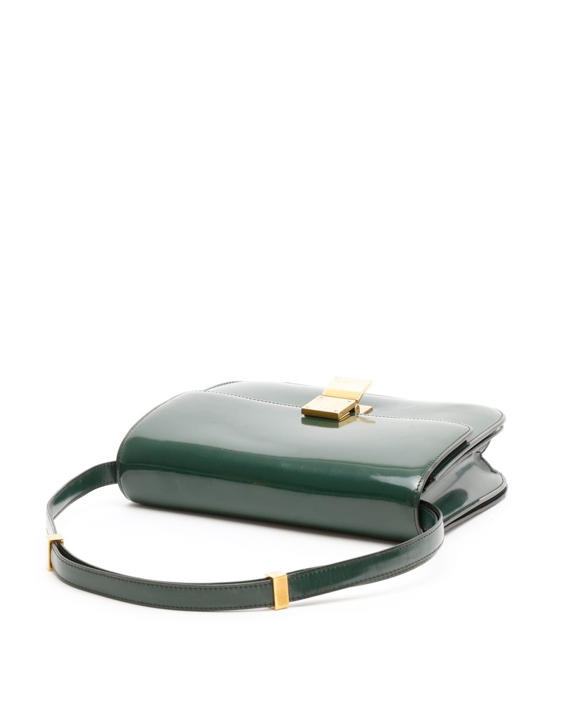 Celine Céline Classic Patent Box Bag