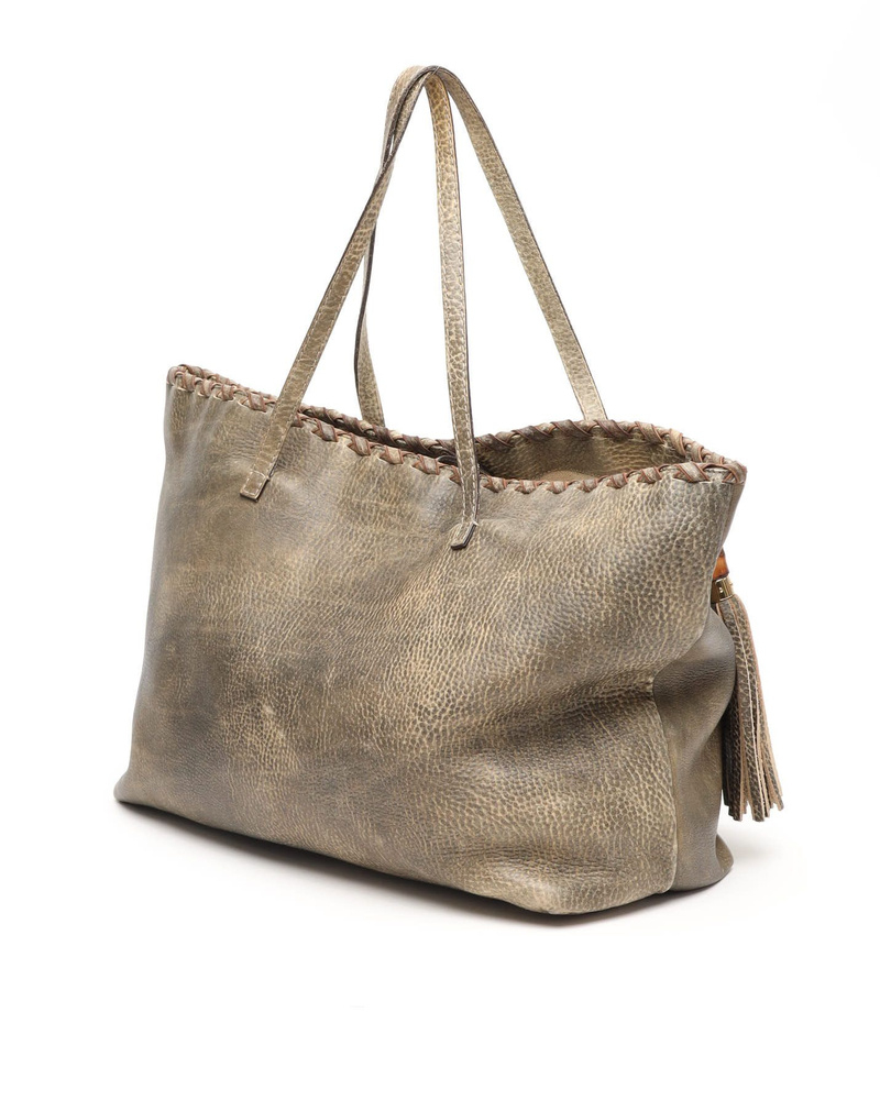 Gucci Soft Bamboo Tassel Tote Bag