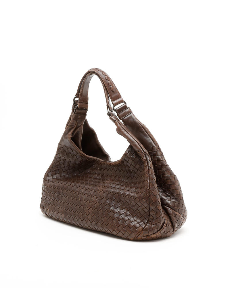 Bottega Veneta Campana Intrecciato Shoulder Bag
