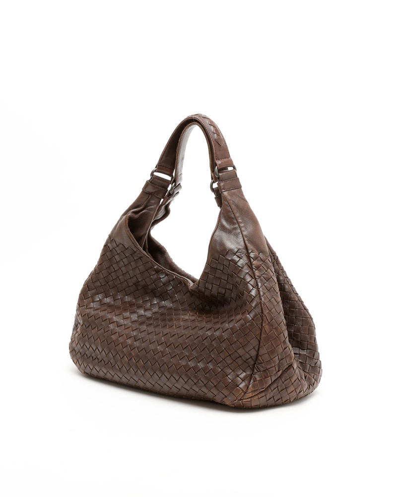 Bottega Veneta Campana Intrecciato Shoulder Bag