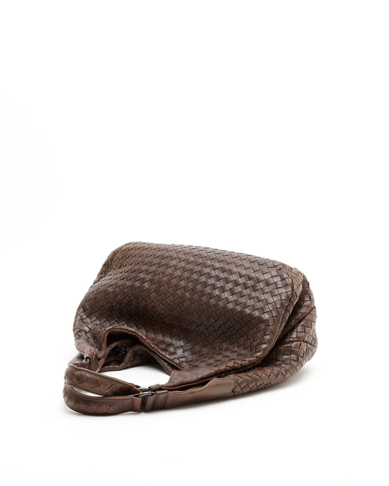 Bottega Veneta Campana Intrecciato Shoulder Bag