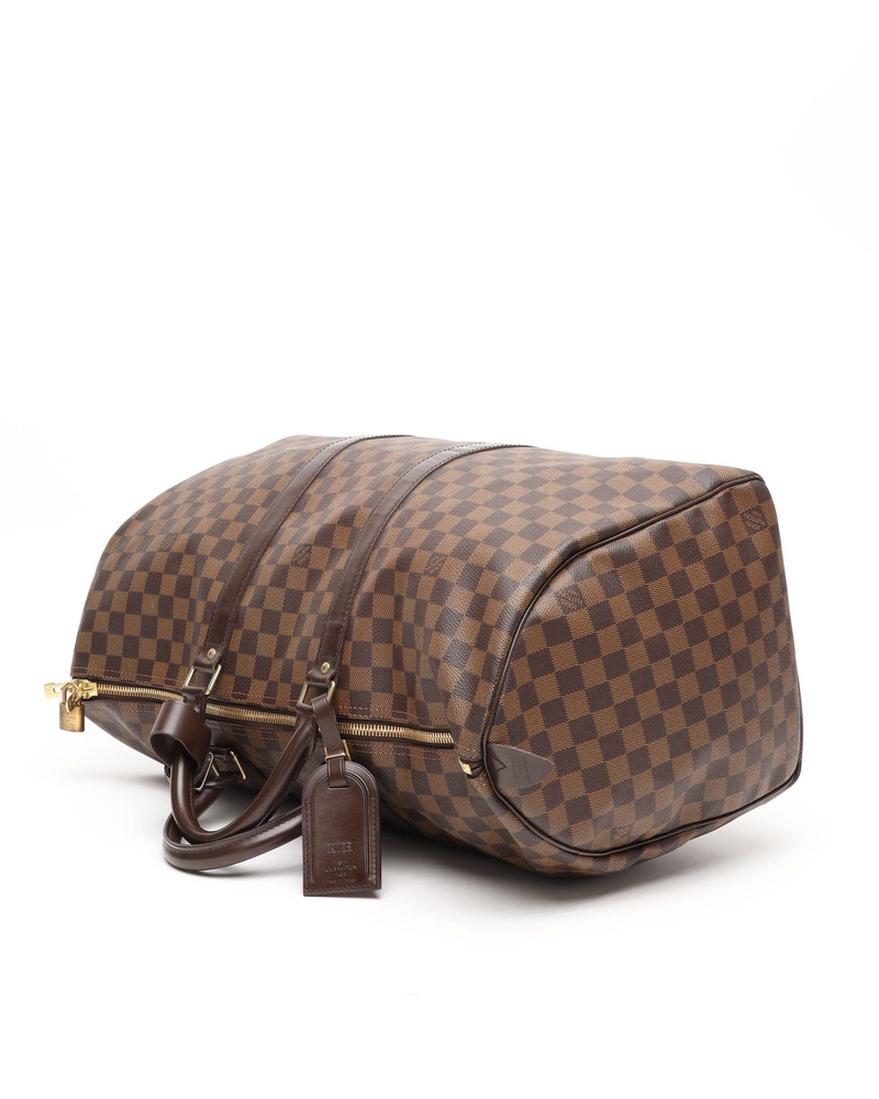 Louis Vuitton Damier Ebene Keepall 50 Weekend Bag