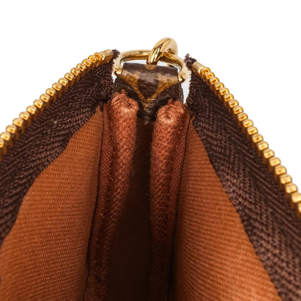 Louis Vuitton B Louis Vuitton Brown Monogram Canvas Fabric Monogram Mini Pochette Accessoires France