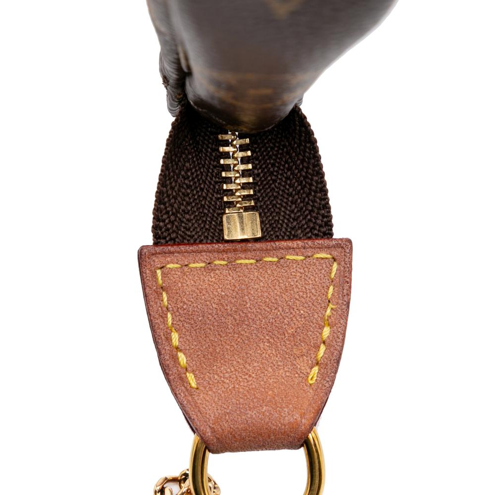 Louis Vuitton B Louis Vuitton Brown Monogram Canvas Fabric Monogram Mini Pochette Accessoires France