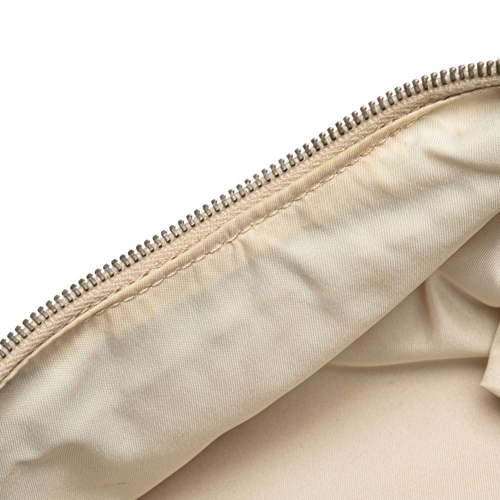 Chanel B Chanel Brown Beige Nylon Fabric New Travel Line Vanity Bag Italy