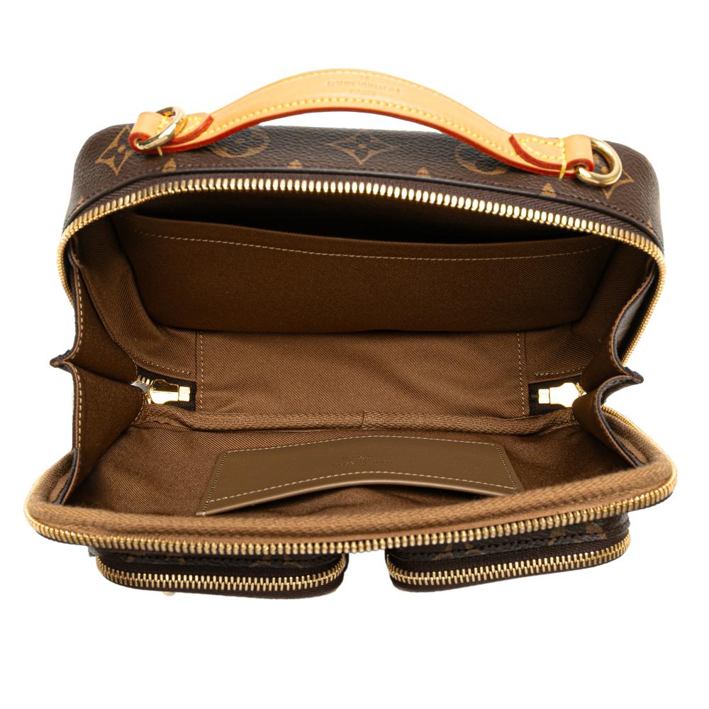 Louis Vuitton B Louis Vuitton Brown Monogram Canvas Canvas Monogram Utility Satchel Italy