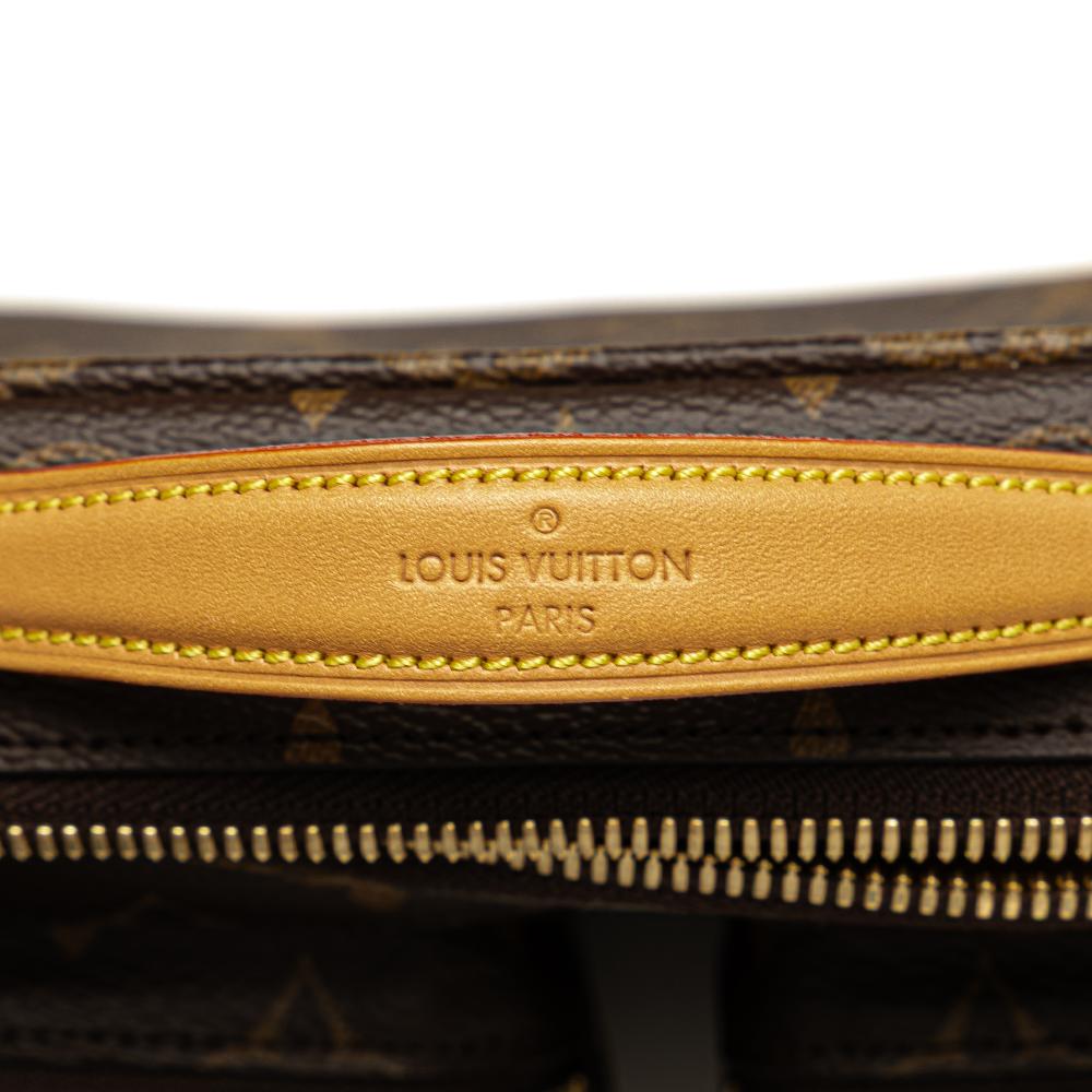 Louis Vuitton B Louis Vuitton Brown Monogram Canvas Canvas Monogram Utility Satchel Italy