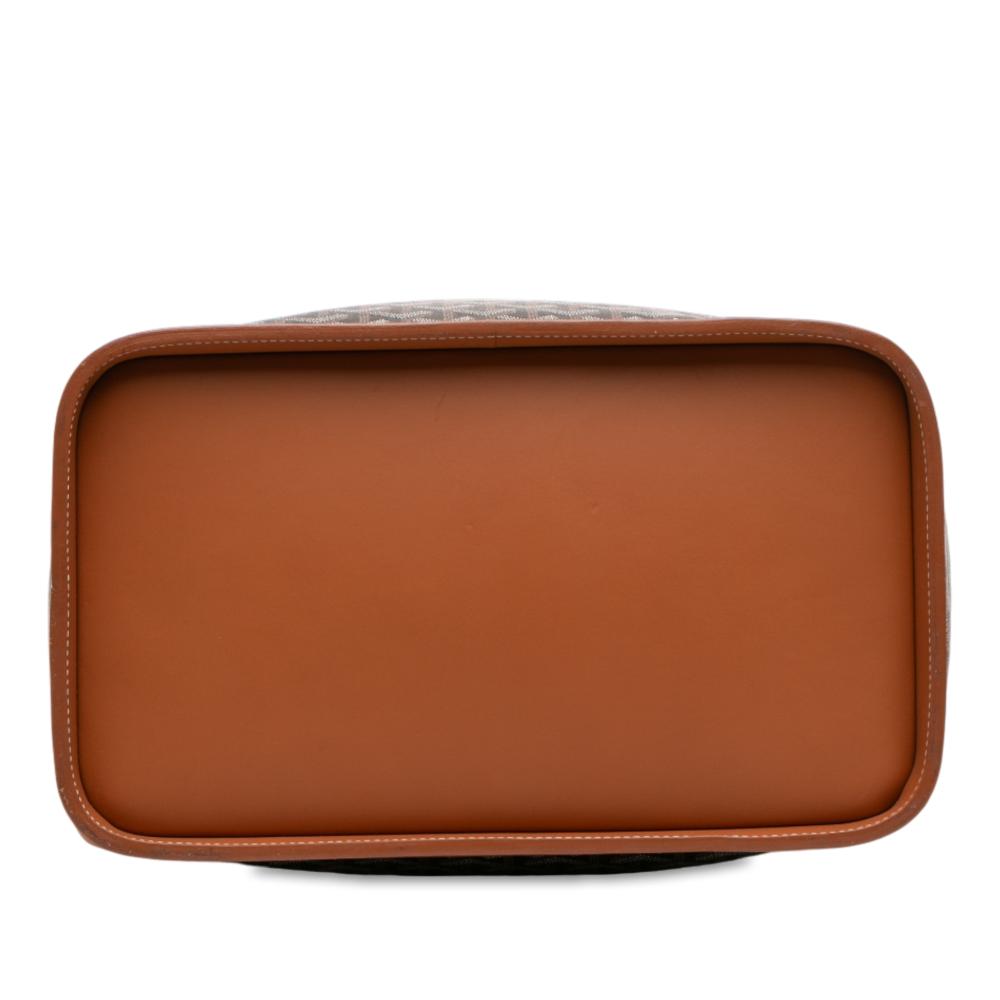 Goyard B Goyard Black Coated Canvas Fabric Goyardine Steamer PM France