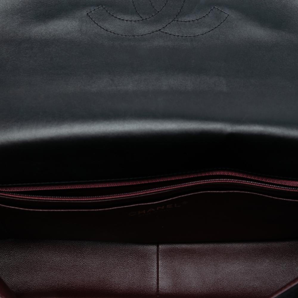 Chanel AB Chanel Black Cotton Fabric Large Jersey Chic With Me Flap Italy