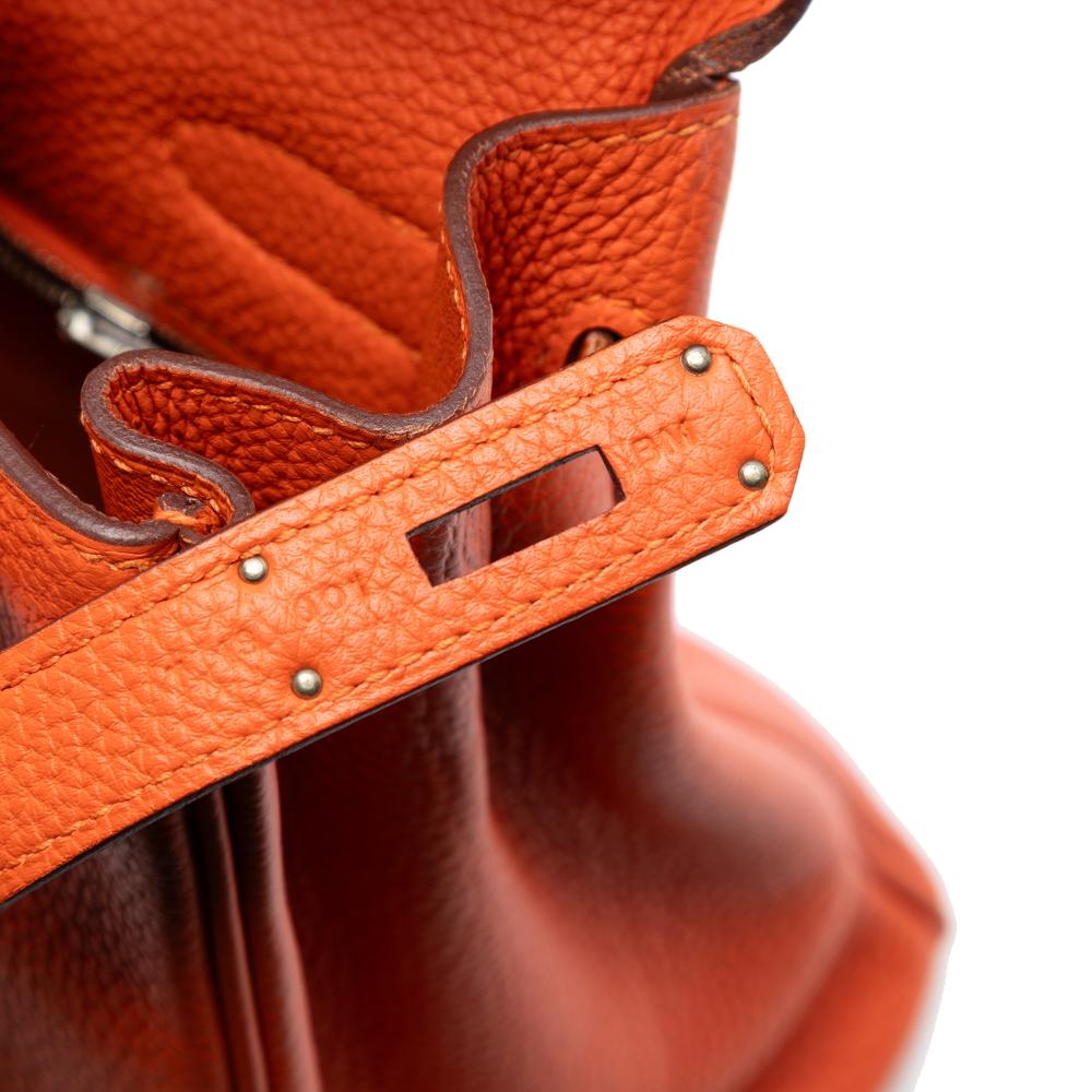 Hermès B Hermès Orange Dark Orange Calf Leather Togo Kelly II Retourne 32 France