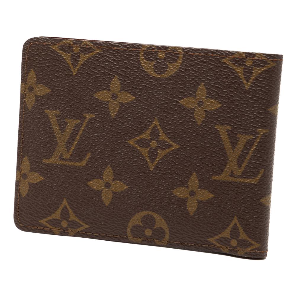 Louis Vuitton AB Louis Vuitton Brown Monogram Canvas Fabric Monogram Multiple Wallet France