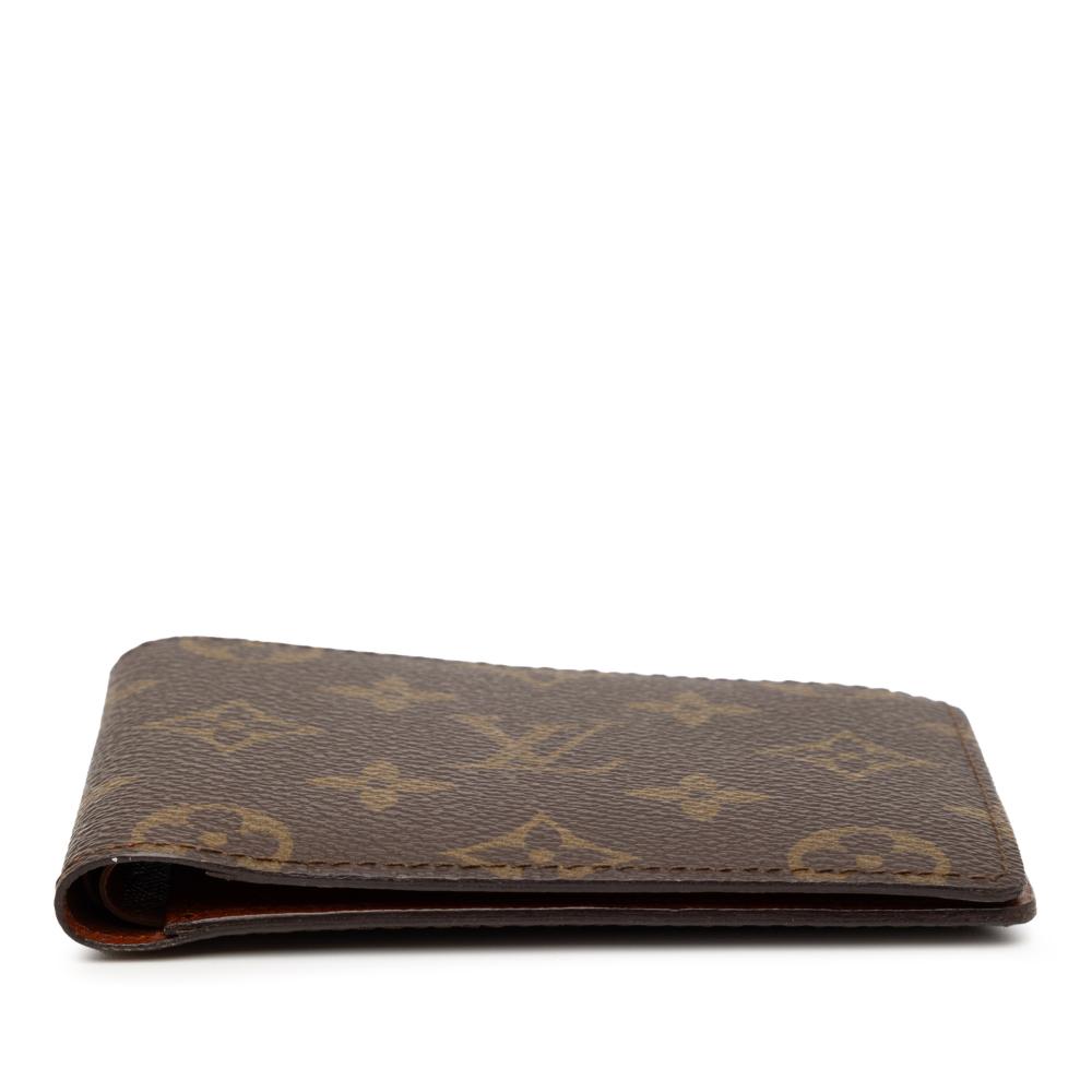 Louis Vuitton AB Louis Vuitton Brown Monogram Canvas Fabric Monogram Multiple Wallet France