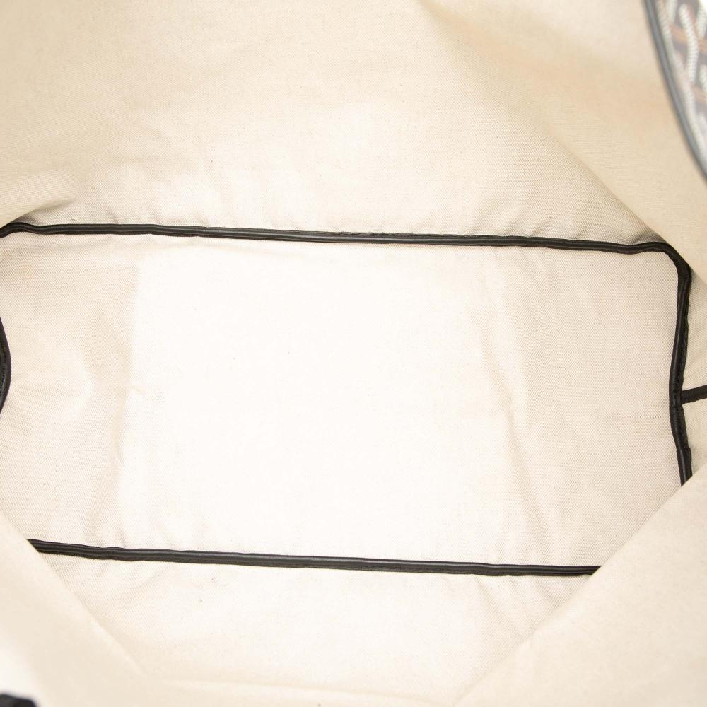 Goyard AB Goyard Black Coated Canvas Fabric Goyardine Saint Louis GM France