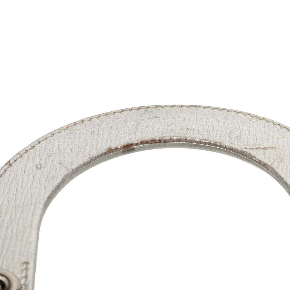 Christian Dior B Dior Silver Calf Leather Small Metallic Grained skin Cannage My ABCDior Lady Dior Italy