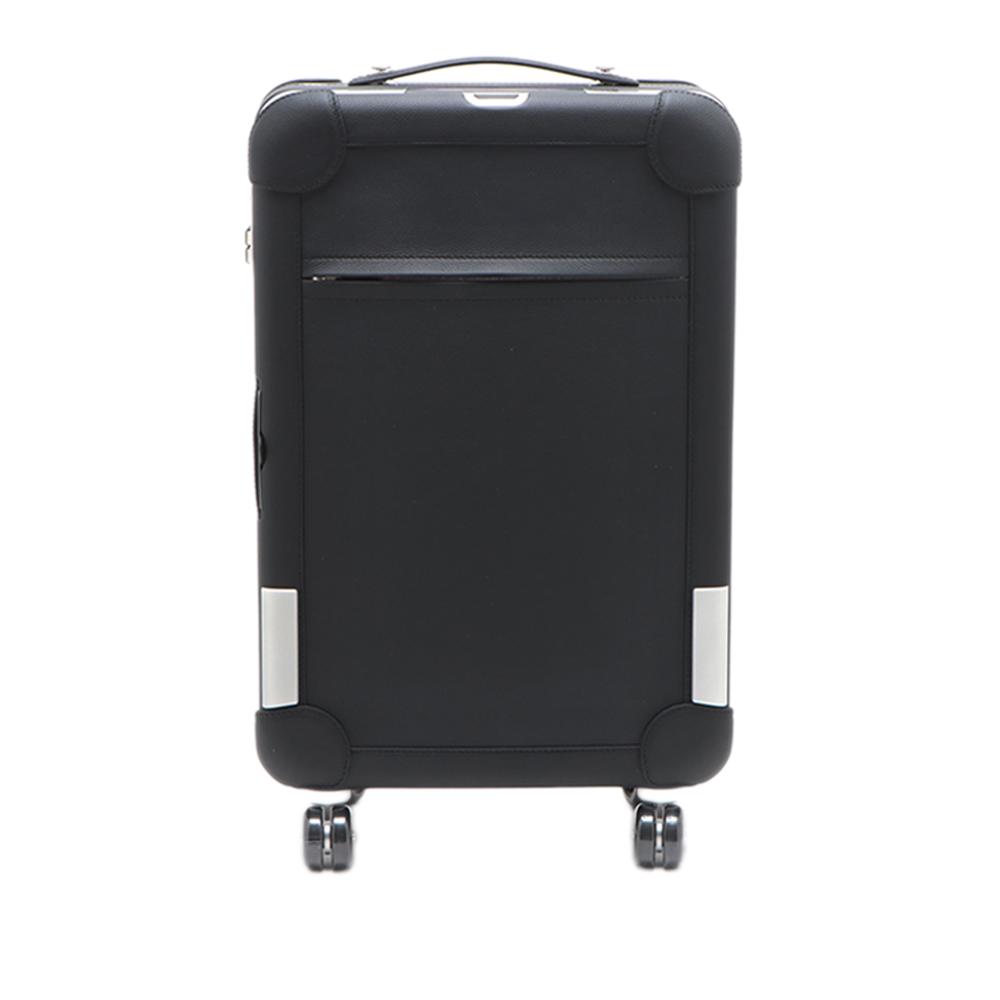 Hermès A Hermès Black Calf Leather Taurillon Regate RMS Cabin Suitcase France