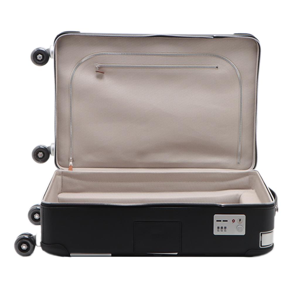 Hermès A Hermès Black Calf Leather Taurillon Regate RMS Cabin Suitcase France