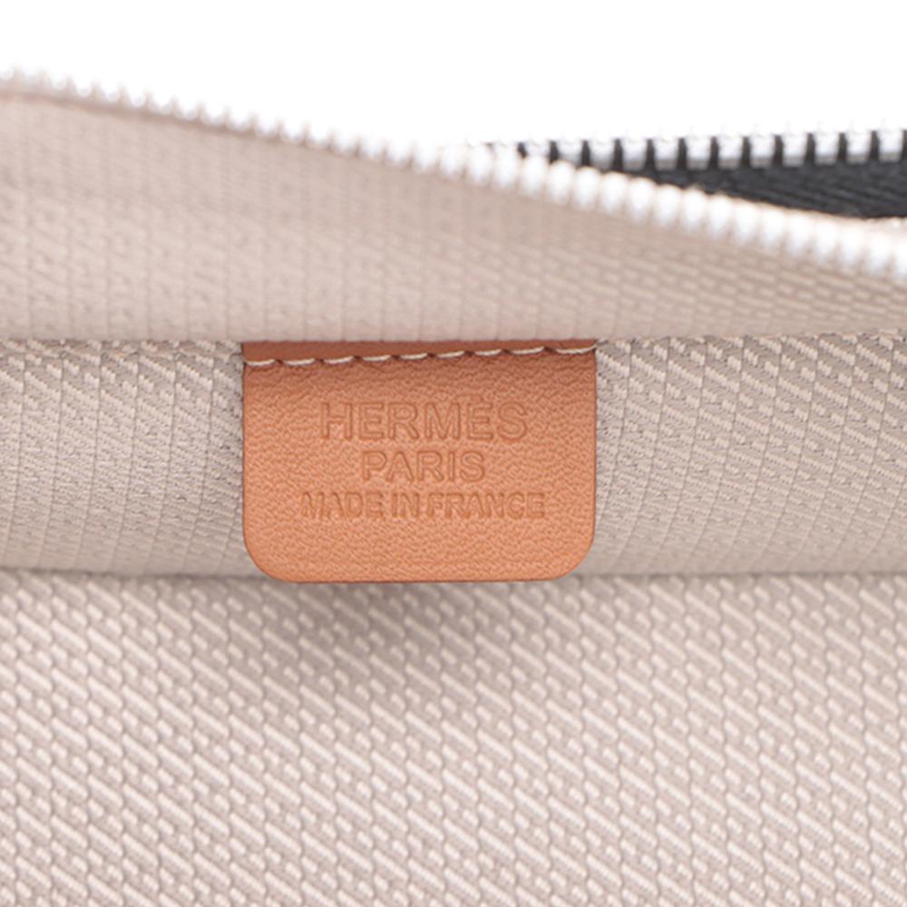 Hermès A Hermès Black Calf Leather Taurillon Regate RMS Cabin Suitcase France