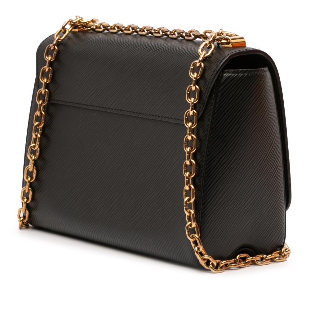 Louis Vuitton AB Louis Vuitton Black Epi Leather Leather Epi Twist MM France