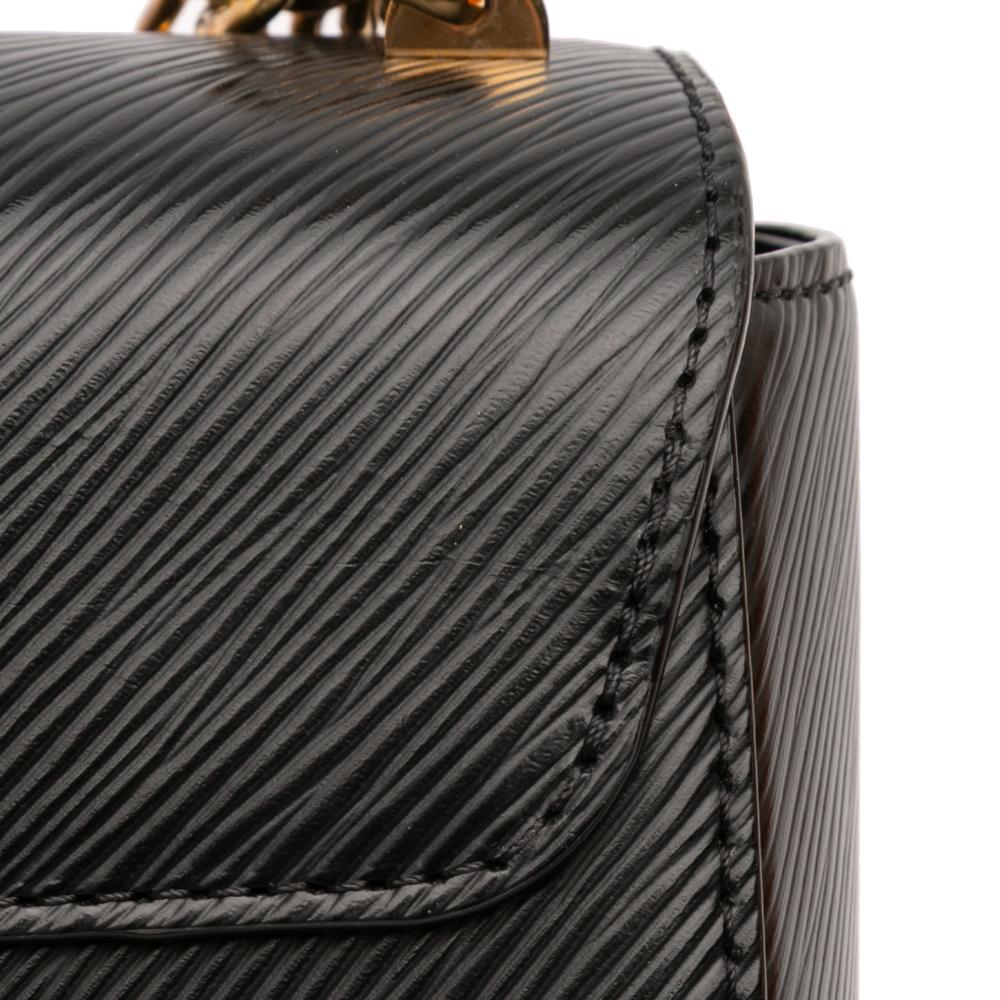 Louis Vuitton AB Louis Vuitton Black Epi Leather Leather Epi Twist MM France