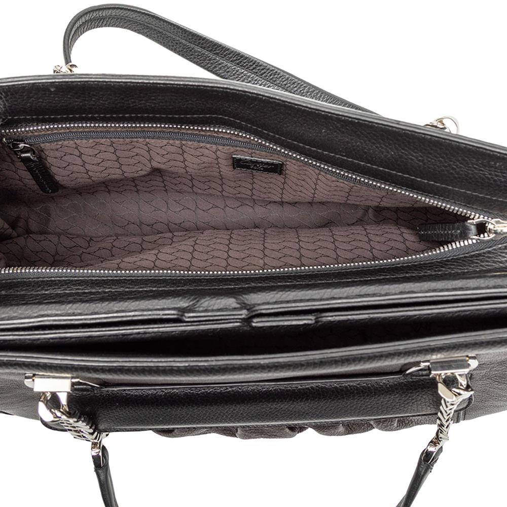 Cartier AB Cartier Black Calf Leather La Dona Shoulder Bag Italy