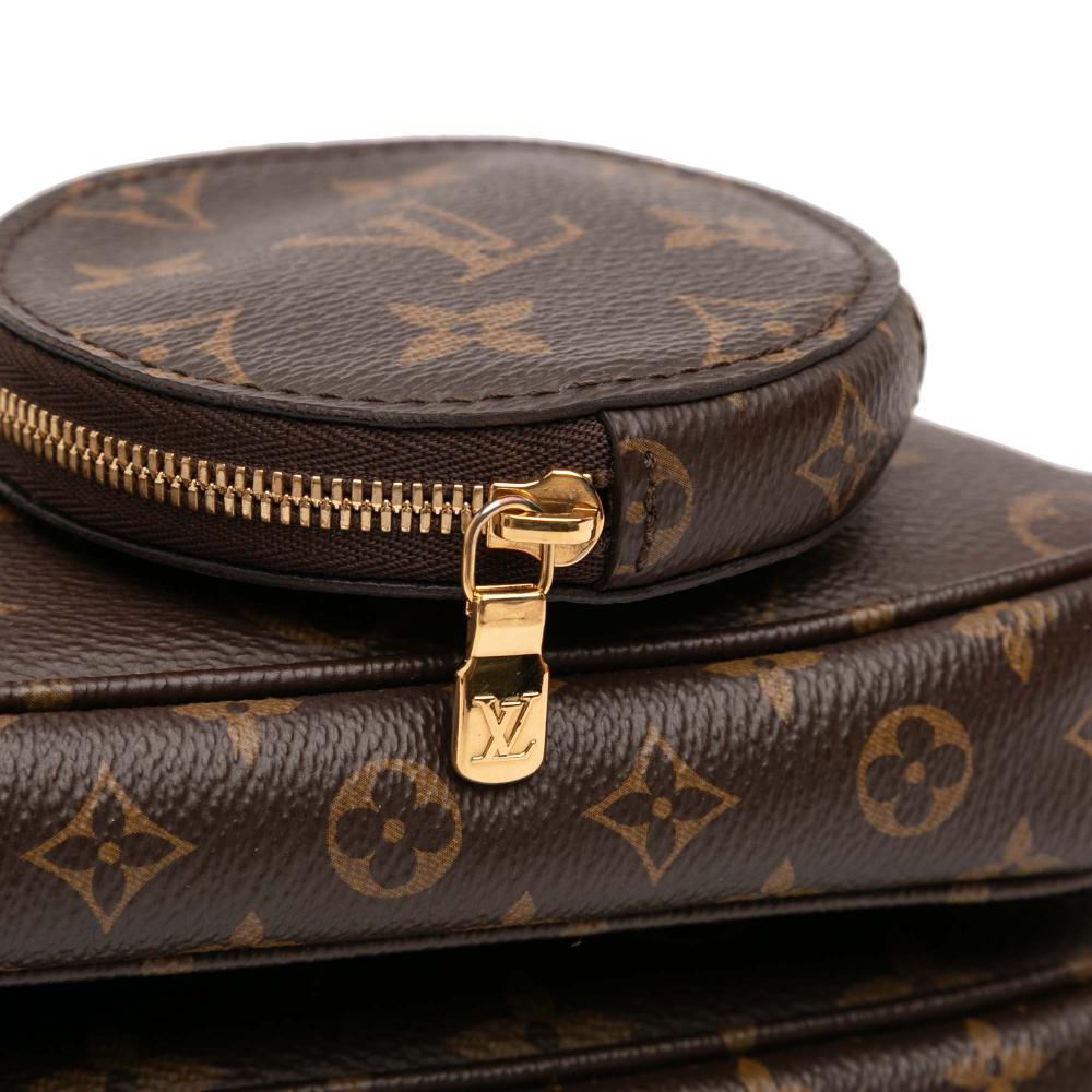 Louis Vuitton AB Louis Vuitton Brown Monogram Canvas Fabric Monogram Multi Pochette Accessoires France