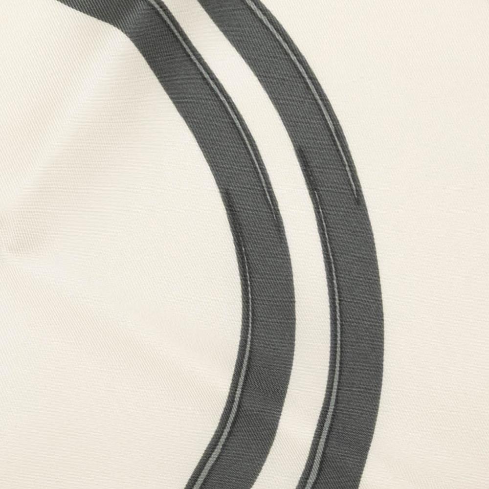 Hermès AB Hermès White with Multi Silk Fabric Brides de Gala Scarf 90 France