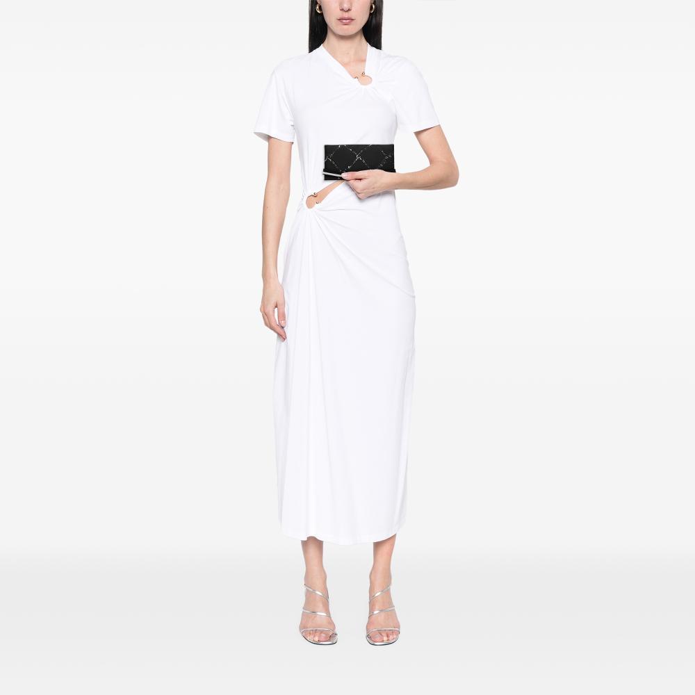 Chanel AB Chanel Black Nylon Fabric Old Travel Line Bifold Long Wallet France