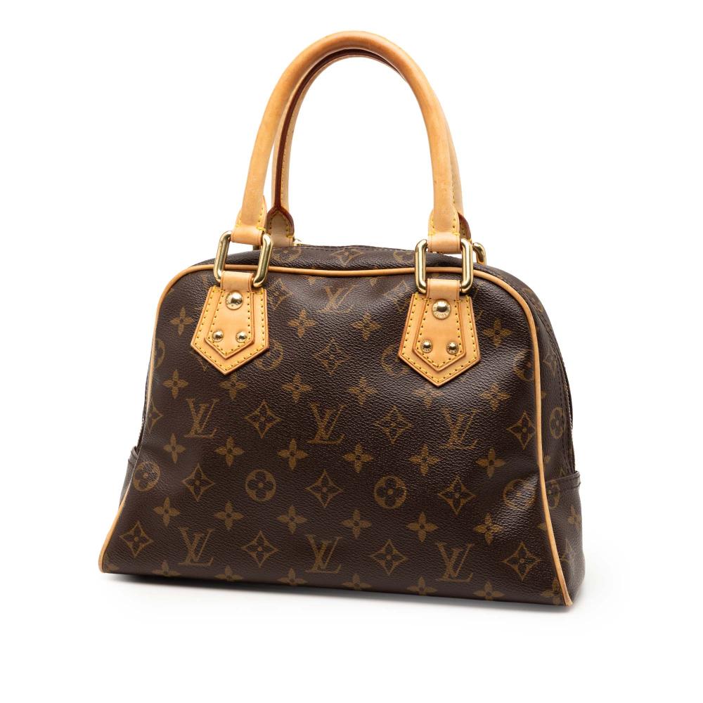 Louis Vuitton B Louis Vuitton Brown Monogram Canvas Fabric Monogram Manhattan PM France