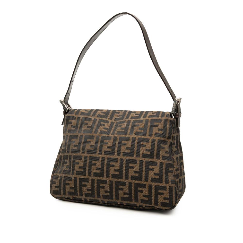 Fendi B Fendi Brown Canvas Fabric Zucca Mamma Forever Italy