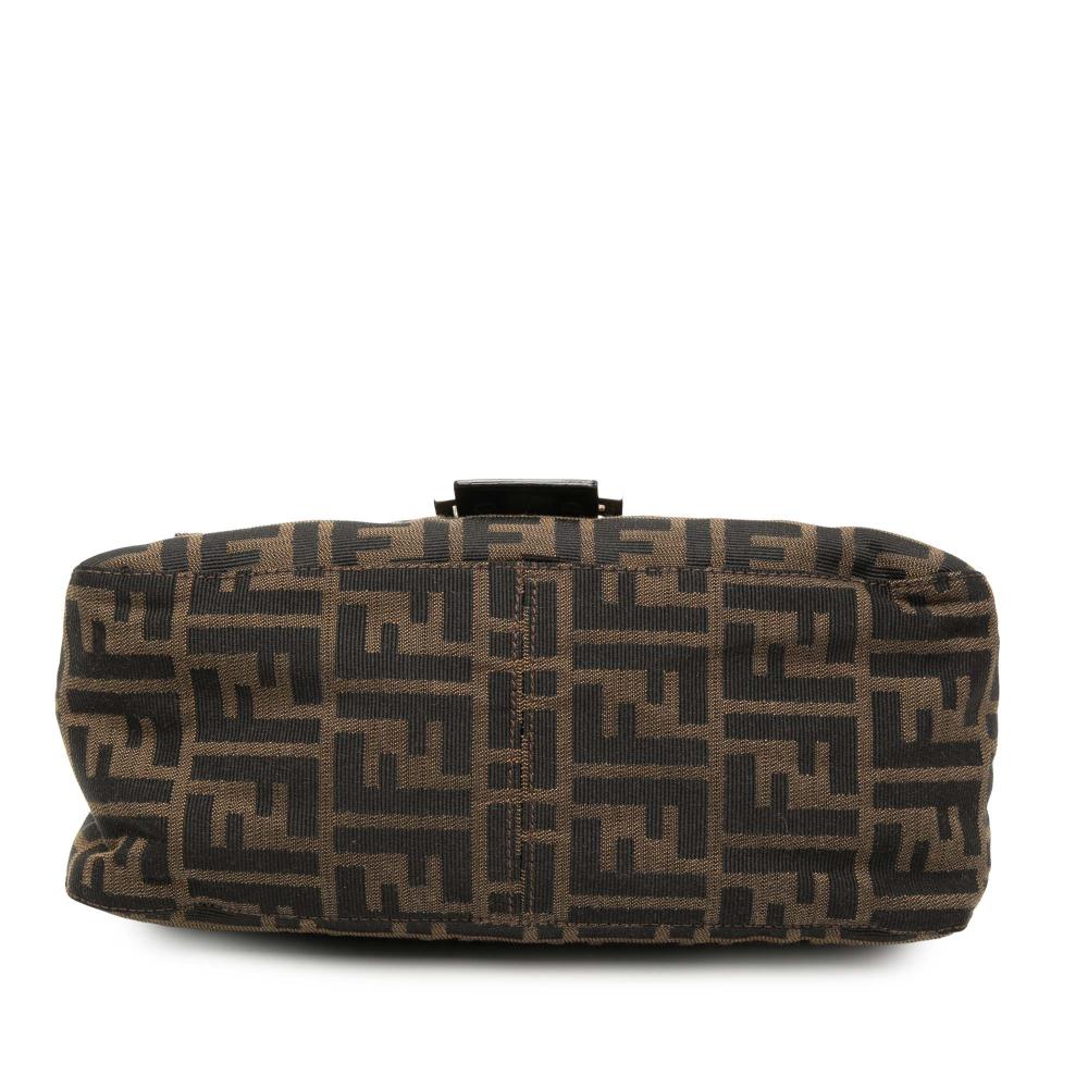 Fendi B Fendi Brown Canvas Fabric Zucca Mamma Forever Italy