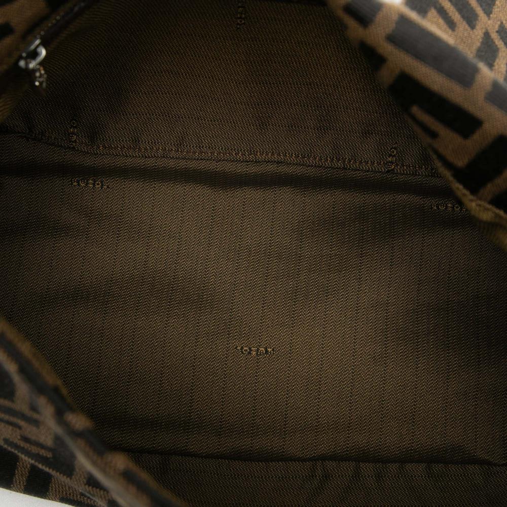 Fendi B Fendi Brown Canvas Fabric Zucca Mamma Forever Italy