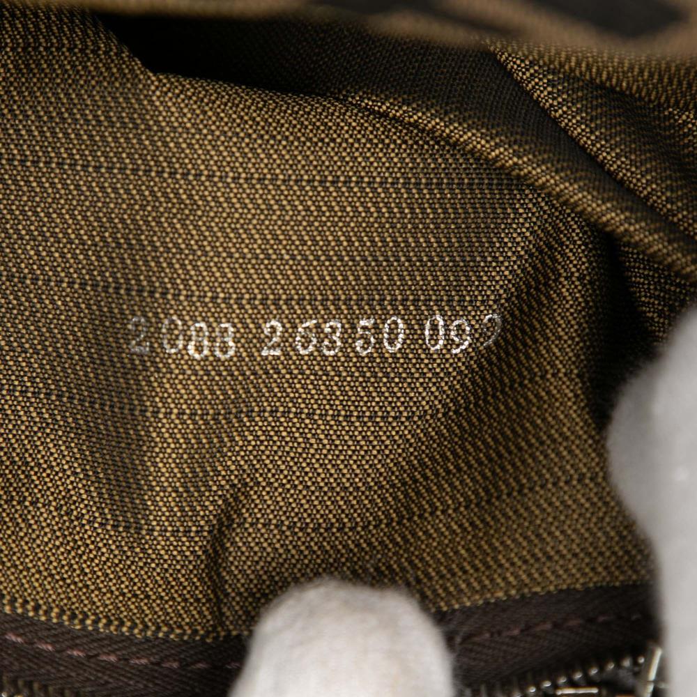 Fendi B Fendi Brown Canvas Fabric Zucca Mamma Forever Italy