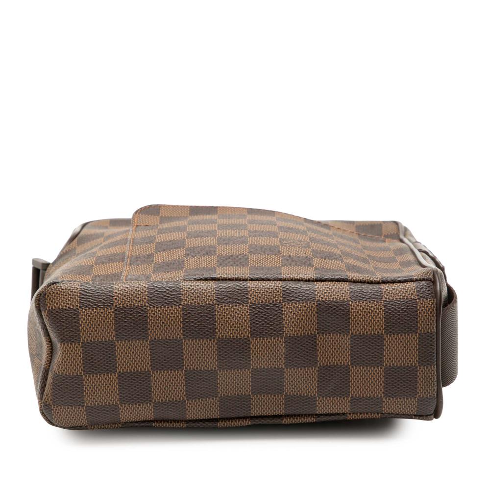 Louis Vuitton B Louis Vuitton Brown Damier Canvas Fabric Damier Ebene Olav PM France
