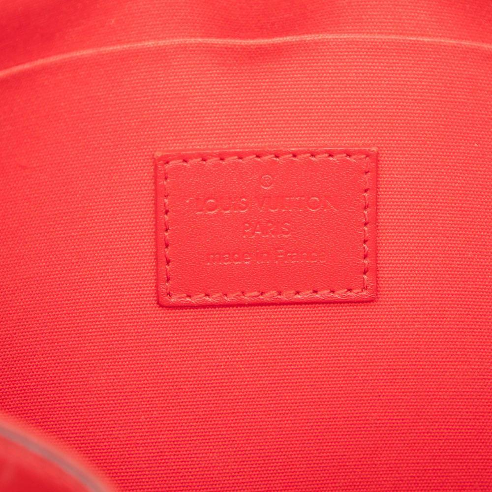 Louis Vuitton B Louis Vuitton Red Vernis Leather Leather Monogram Vernis Pochette Felicie France
