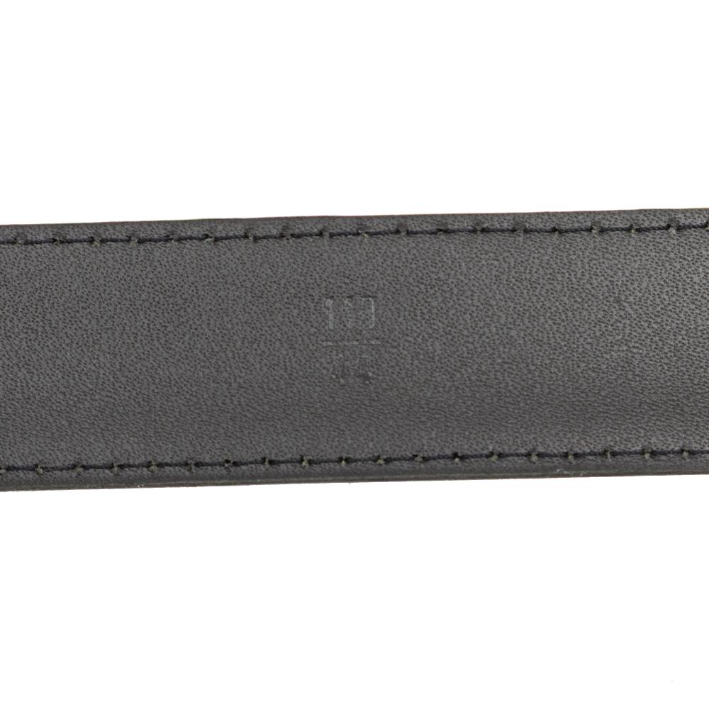 Louis Vuitton AB Louis Vuitton Black Epi Leather Leather Epi Classic Belt France