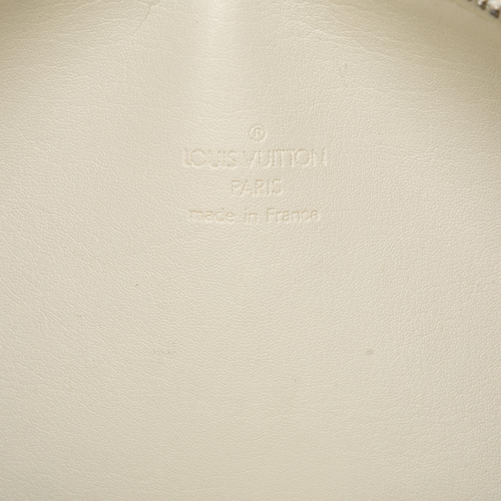 Louis Vuitton B Louis Vuitton White Ivory Vernis Leather Leather Monogram Vernis Bedford France