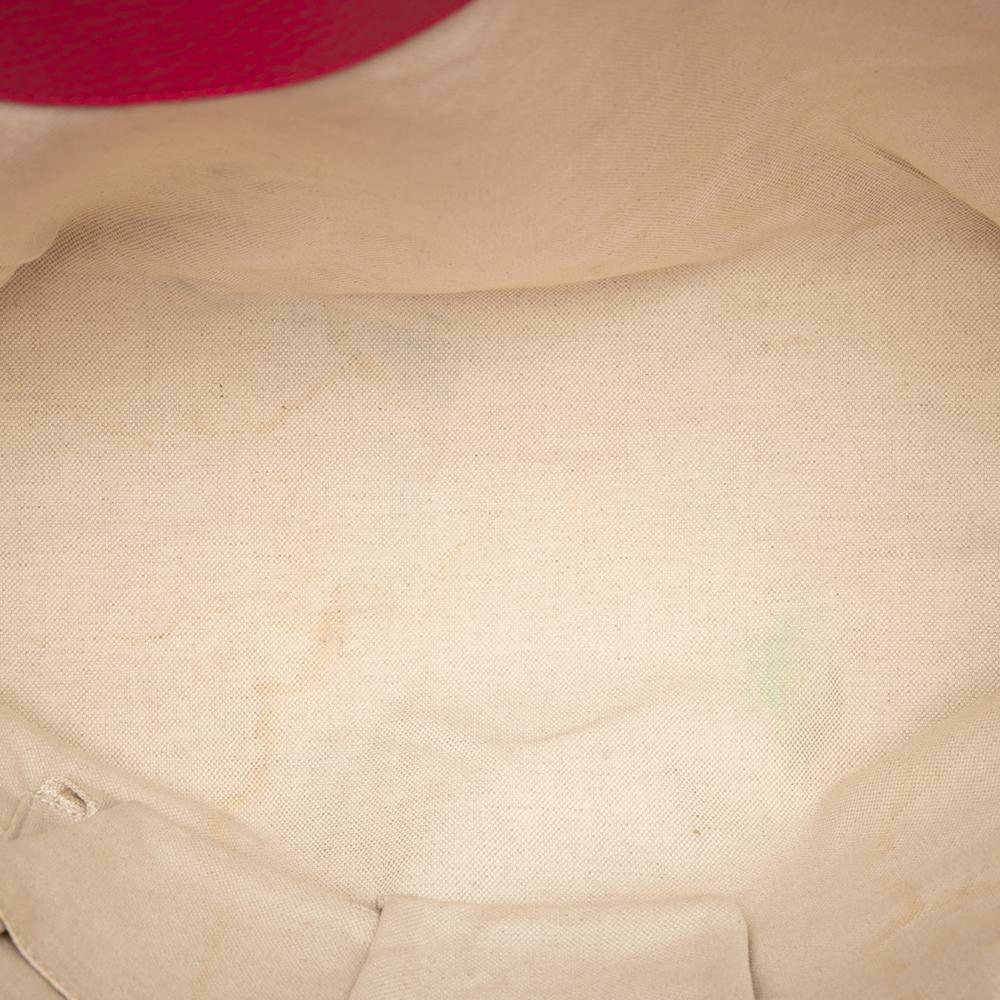 Gucci B Gucci Pink Dark Pink Calf Leather Medium Swing Tote Italy