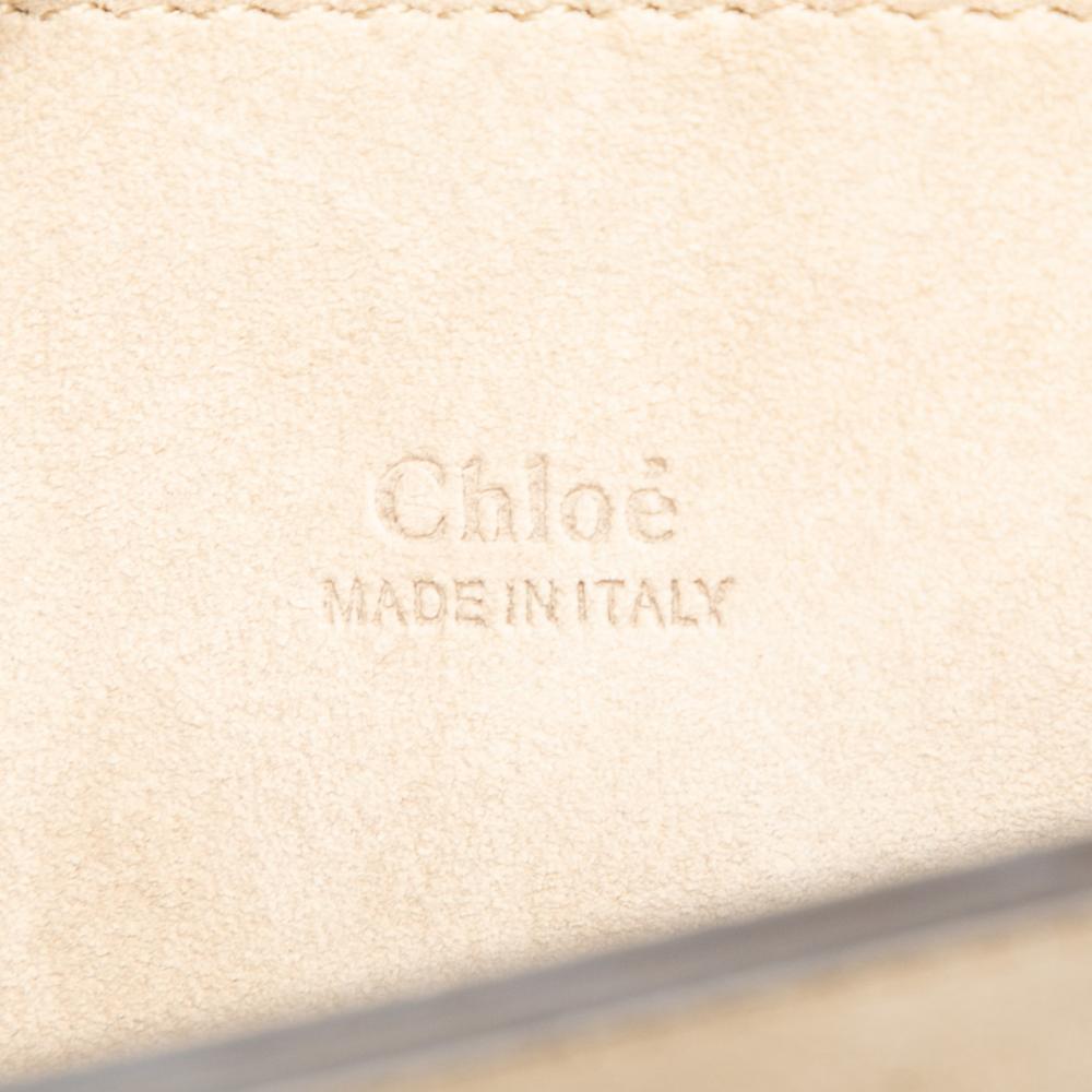 Chloé B Chloé Brown Calf Leather Medium skin and Suede Faye Crossbody Italy